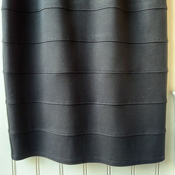 Cleo Silver and Black 3/4 Length Sleeve Dress Size 12 - Picture 5 of 15